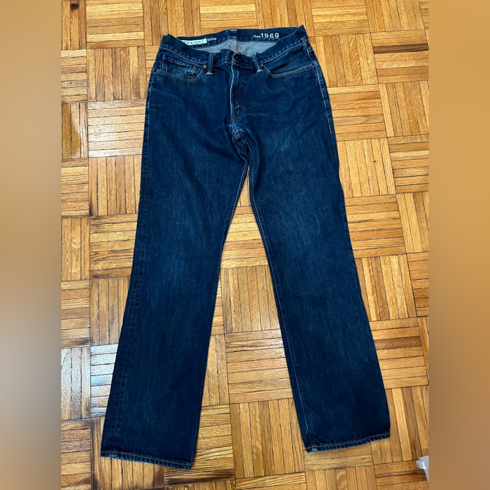 GAP Blue Straight Leg Jeans Classic Style